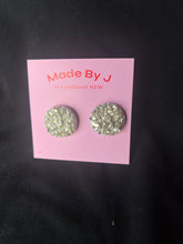 Load image into Gallery viewer, Silver Textured Studs
